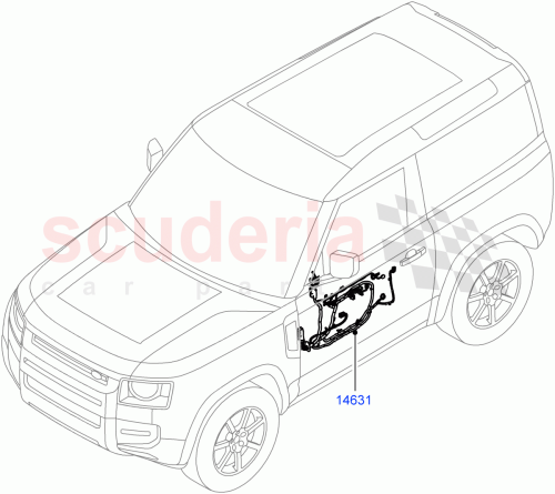 Part Diagram for Land Rover LR136653