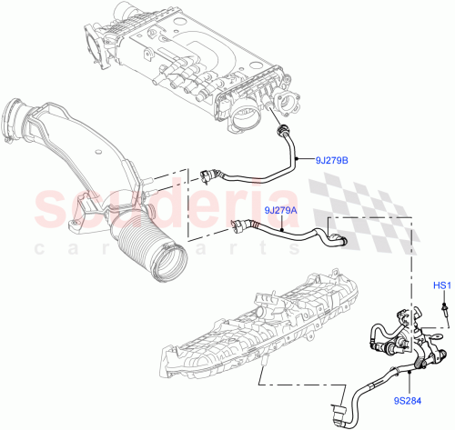 Part Diagram for Land Rover LR146142