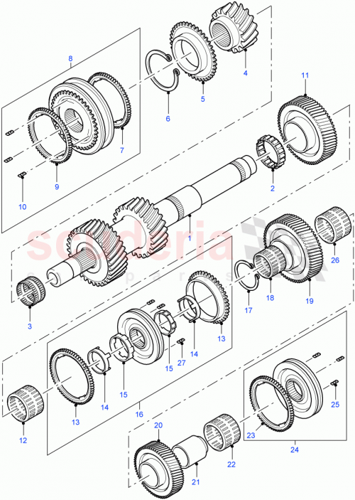 Part Diagram for Land Rover LR005018
