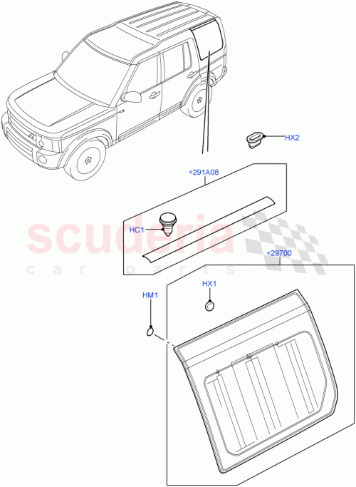 Part Diagram for Land Rover DZP500020