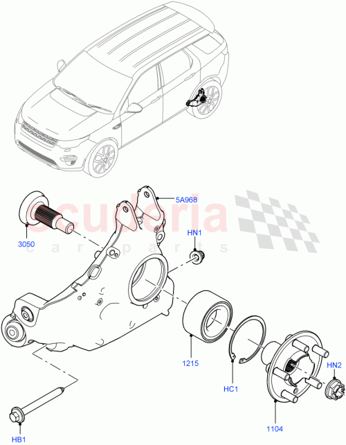 Part Diagram for Land Rover LR079583