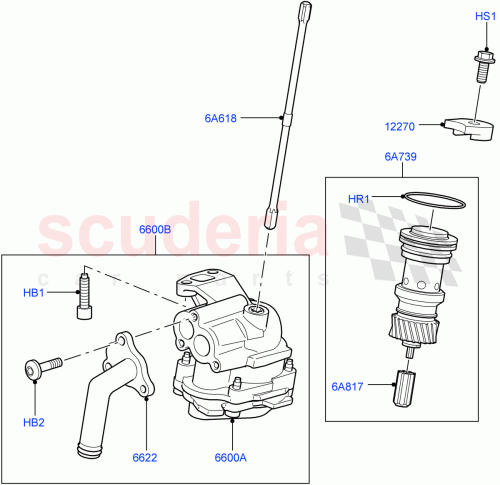 Part Diagram for Land Rover 4089070