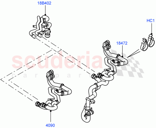 Part Diagram for Land Rover JYC500120