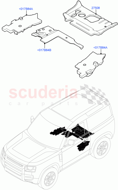 Part Diagram for Land Rover LR145909