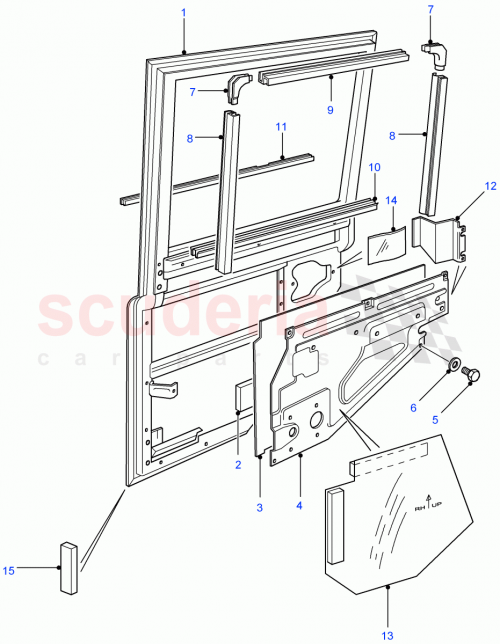 Part Diagram for Land Rover ELD000100