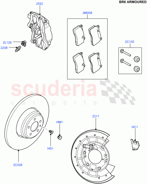 Part Diagram for Land Rover LR011928