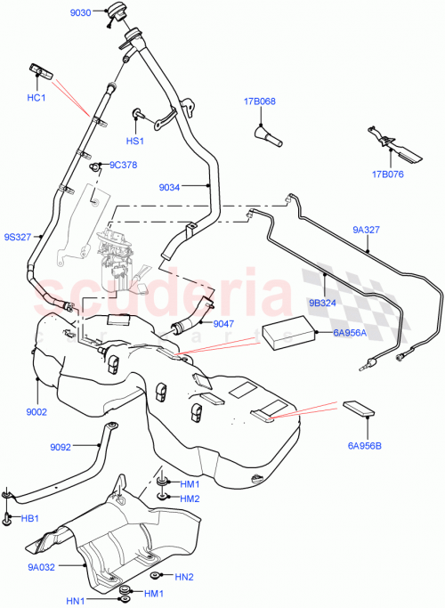 Part Diagram for Land Rover LR133219