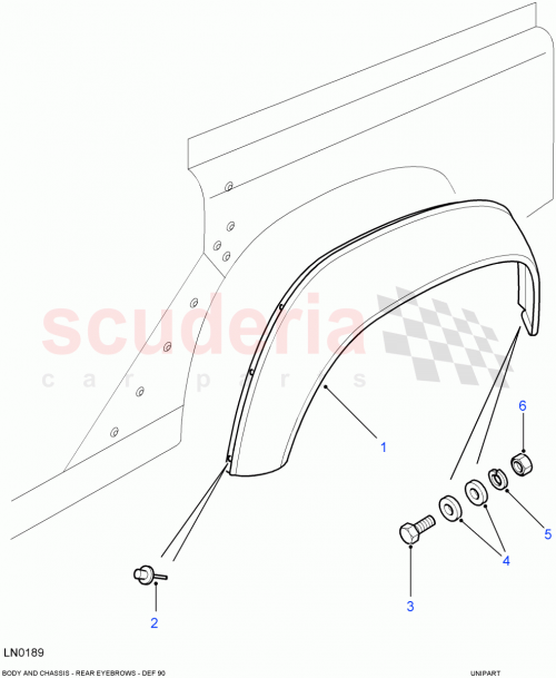 Part Diagram for Land Rover ALO710020P
