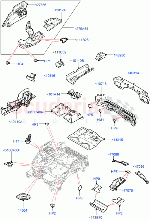 Part Diagram for Land Rover LR138028
