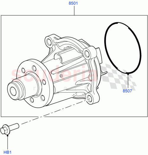 Part Diagram for Land Rover LR002750