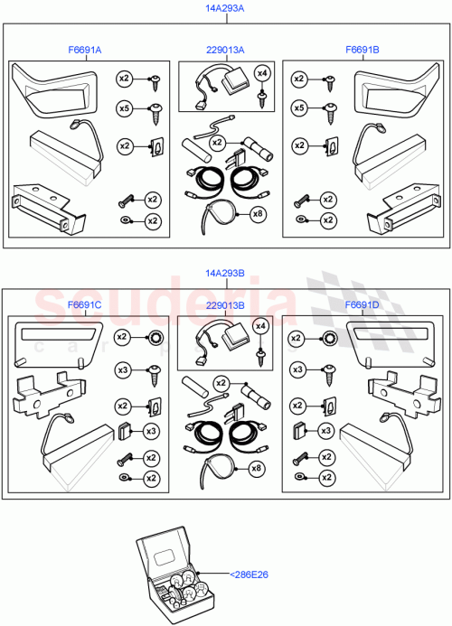 Part Diagram for Land Rover VPLSV0070