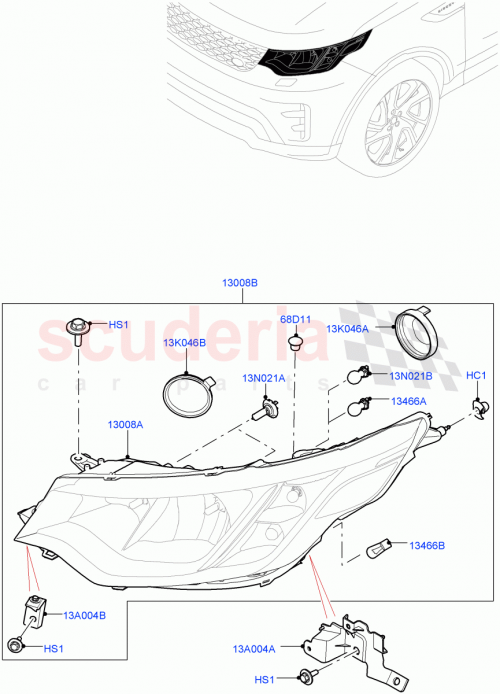 Part Diagram for Land Rover LR085638