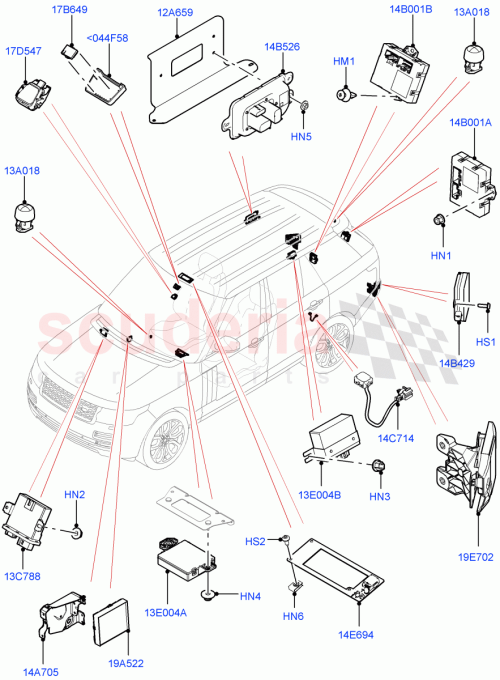 Part Diagram for Land Rover LR098321