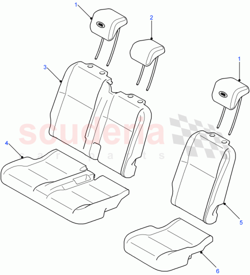 Part Diagram for Land Rover LR011991