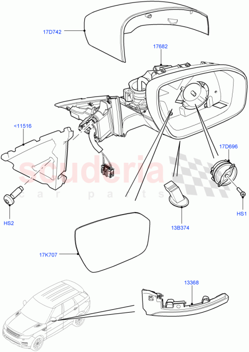 Part Diagram for Land Rover LR065381