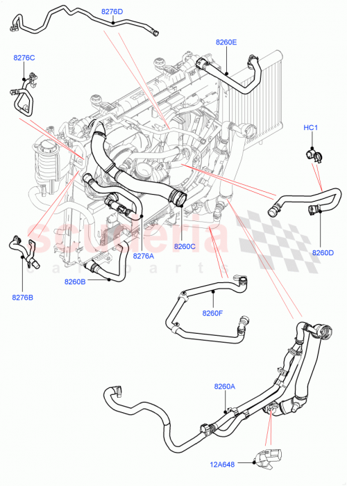 Part Diagram for Land Rover LR081662