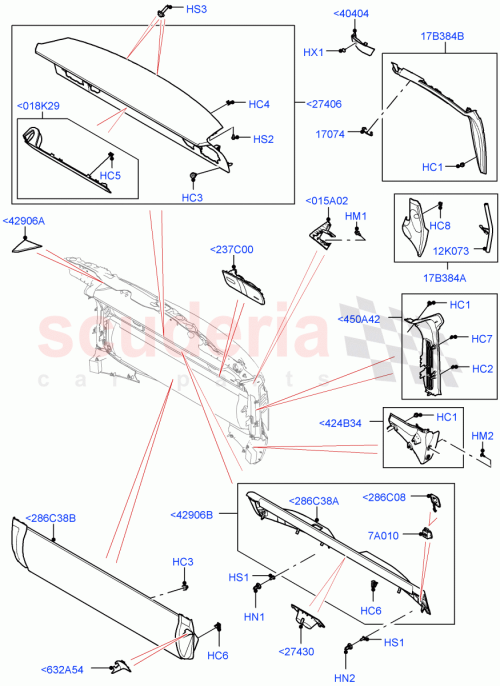 Part Diagram for Land Rover LR151403