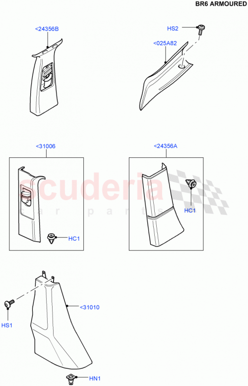 Part Diagram for Land Rover EMH500030WPN