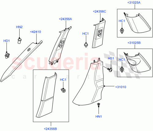 Part Diagram for Land Rover LR011800