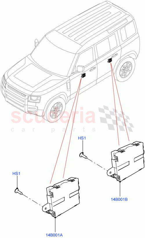 Part Diagram for Land Rover LR129026