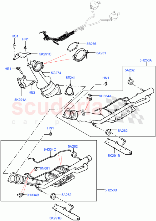 Part Diagram for Land Rover RYG500470