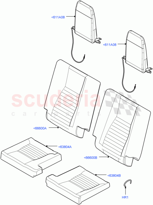 Part Diagram for Land Rover LR125149