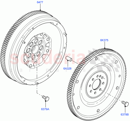 Part Diagram for Land Rover LR019015