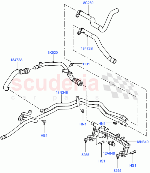 Part Diagram for Land Rover LR011483