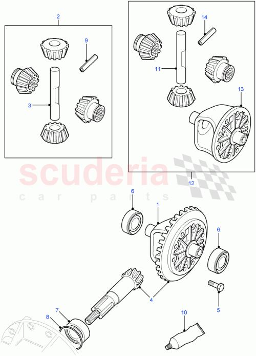 Part Diagram for Land Rover TYS100870