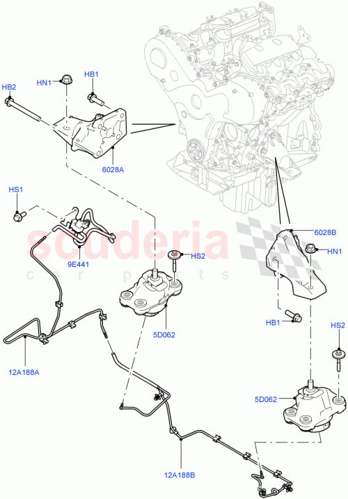 Part Diagram for Land Rover LR123907