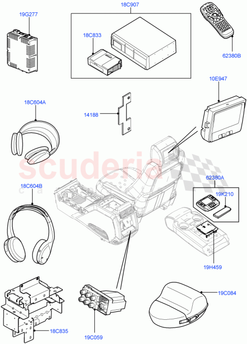 Part Diagram for Land Rover LR043133