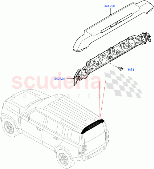 Part Diagram for Land Rover LR131686