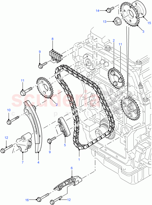 Part Diagram for Land Rover LR004450