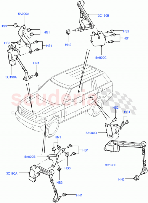 Part Diagram for Land Rover LR054730