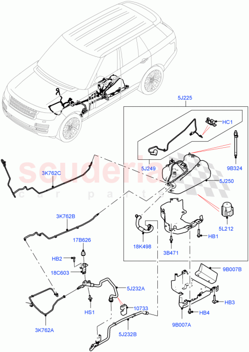 Part Diagram for Land Rover LR090189