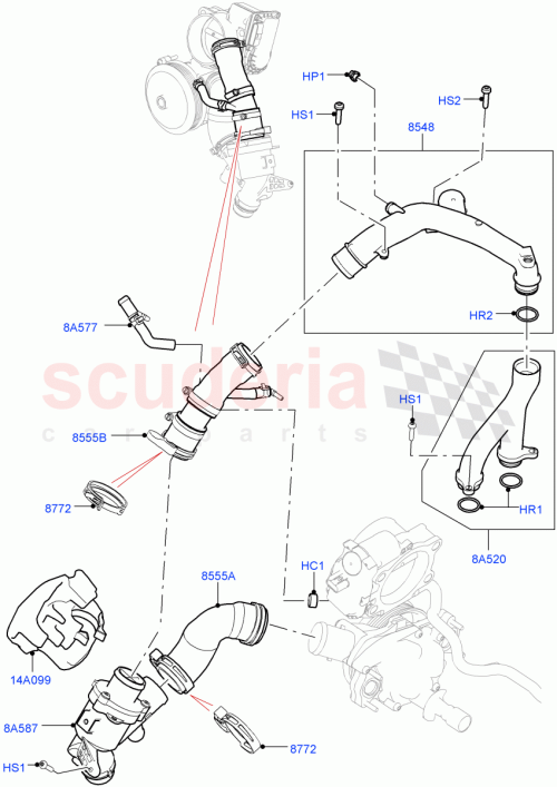 Part Diagram for Land Rover LR100353
