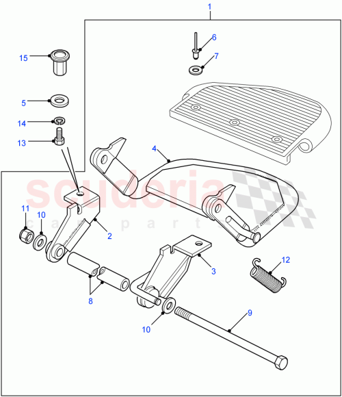Part Diagram for Land Rover SH110201L