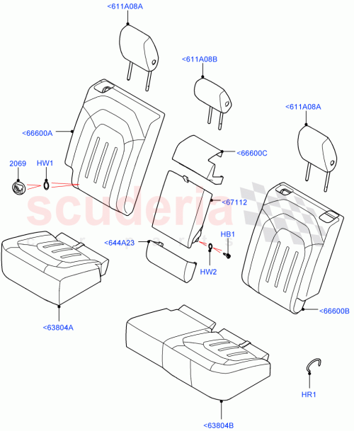 Part Diagram for Land Rover LR157495