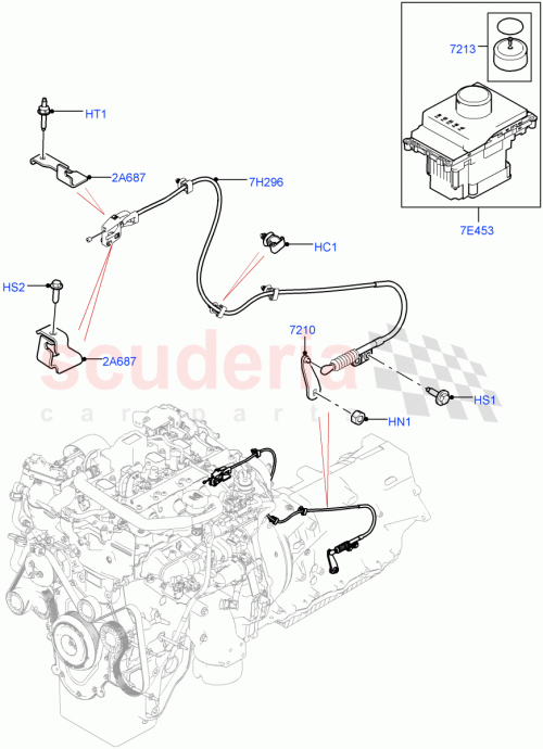 Part Diagram for Land Rover LR092835
