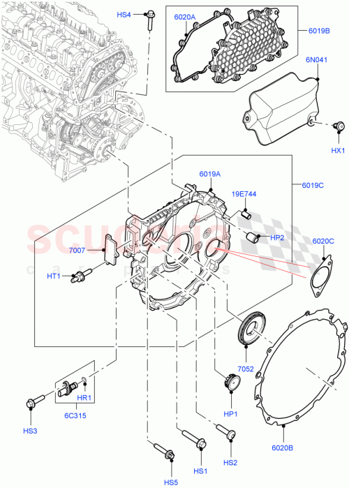 Part Diagram for Land Rover LR125262