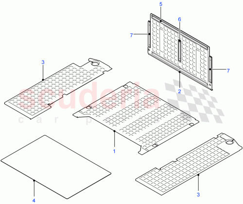 Part Diagram for Land Rover LR010344