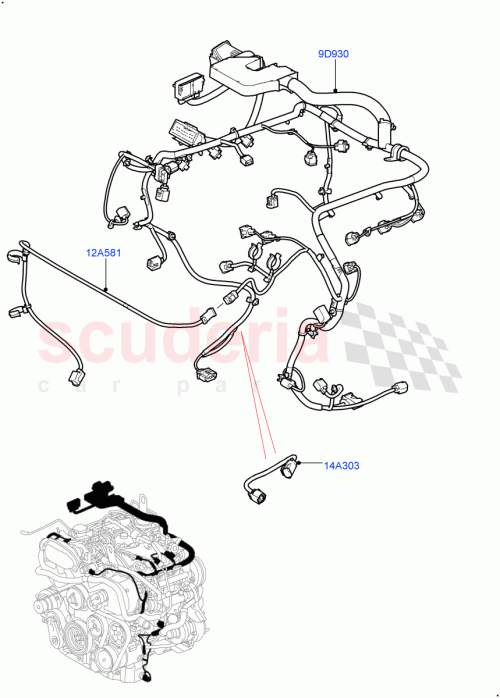 Part Diagram for Land Rover LR036070