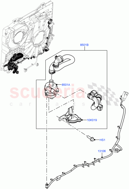 Part Diagram for Land Rover LR145281