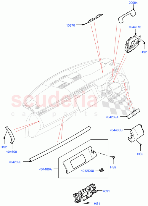 Part Diagram for Land Rover LR156092