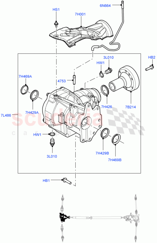Part Diagram for Land Rover LR003150