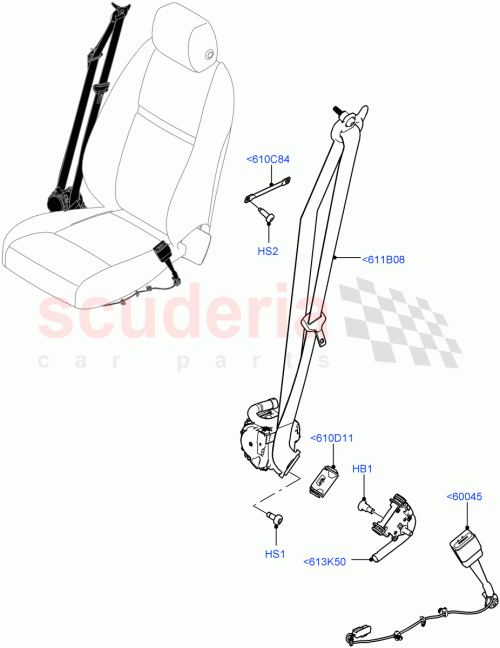 Part Diagram for Land Rover LR122831