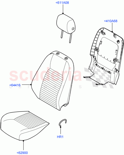 Part Diagram for Land Rover LR110574