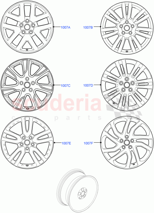 Part Diagram for Land Rover LR043544