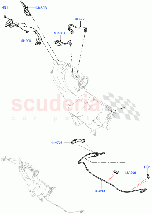 Part Diagram for Land Rover LR139673