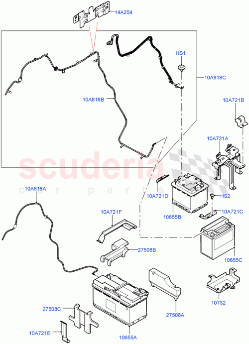 Part Diagram for Land Rover LR141190